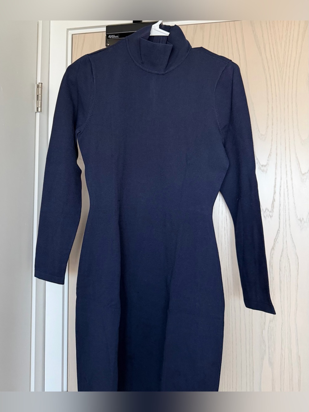 Lauren Ralph Lauren Navy Long-Sleeve Turtleneck Dress